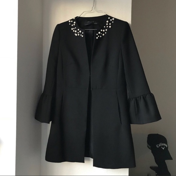 zara bell sleeve jacket